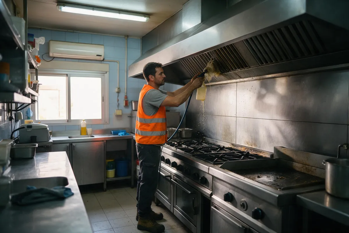 Limpieza de cocinas industriales en València Marítim